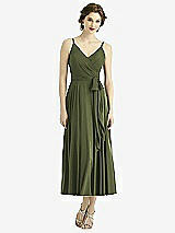 Front View Thumbnail - Olive Green After Six Bridesmaid style 1503