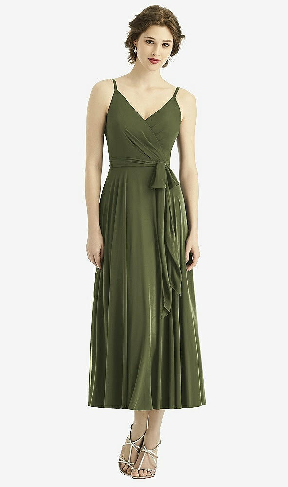 Front View - Olive Green After Six Bridesmaid style 1503