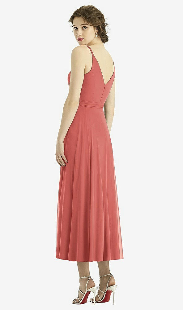 Back View - Coral Pink After Six Bridesmaid style 1503