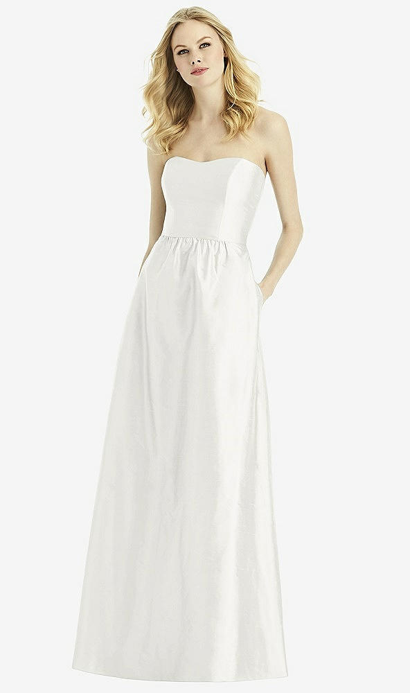 Front View - Marshmallow After Six Bridesmaid Dress 6772