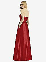 Rear View Thumbnail - Ribbon Red After Six Bridesmaid Dress 6772
