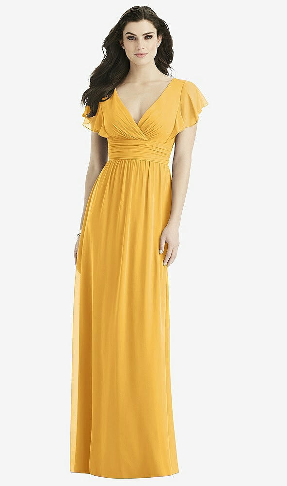 Front View - NYC Yellow Studio Design Bridesmaid Dress 4526