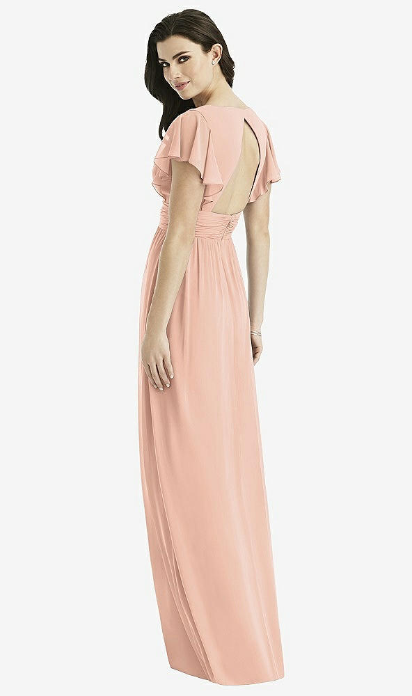 Back View - Pale Peach Studio Design Bridesmaid Dress 4526