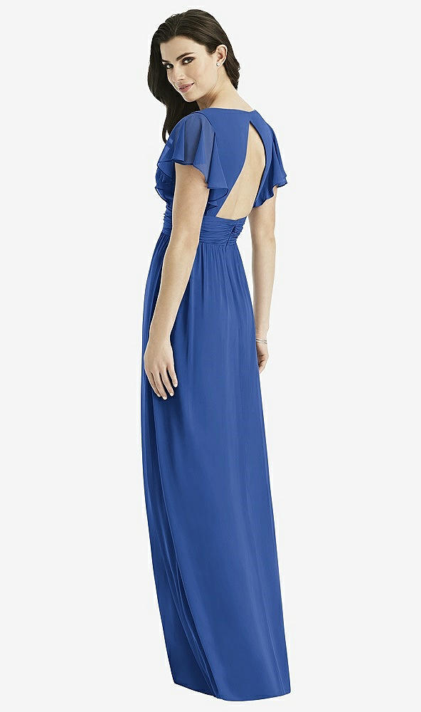Back View - Classic Blue Studio Design Bridesmaid Dress 4526