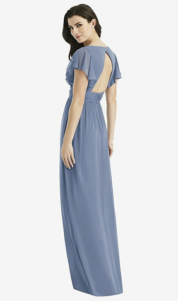 Back View - Larkspur Blue Studio Design Bridesmaid Dress 4526