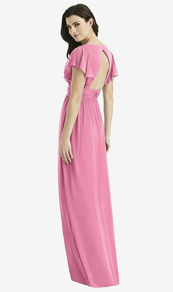 Back View - Orchid Pink Studio Design Bridesmaid Dress 4526