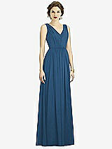 Front View Thumbnail - Dusk Blue Dessy Bridesmaid Dress 3005