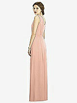 Rear View Thumbnail - Pale Peach Dessy Bridesmaid Dress 3005