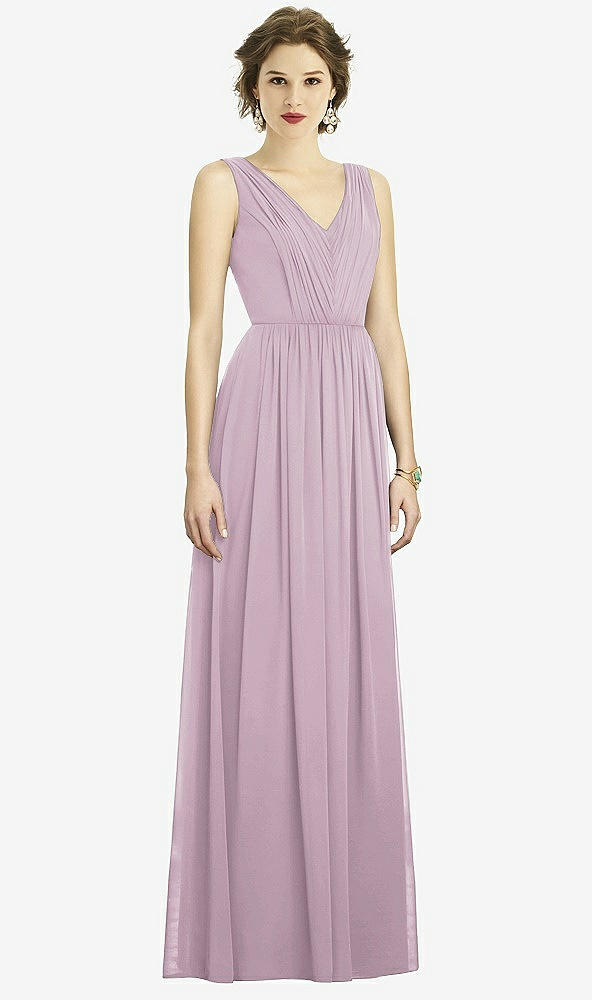 Front View - Suede Rose Dessy Bridesmaid Dress 3005