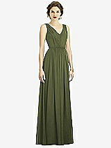 Front View Thumbnail - Olive Green Dessy Bridesmaid Dress 3005