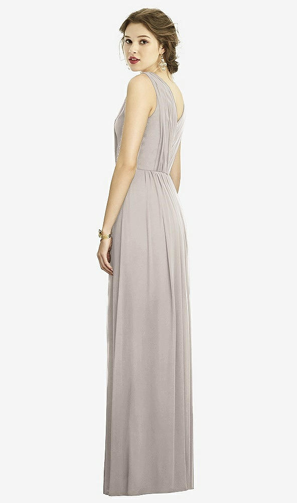 Back View - Taupe Dessy Bridesmaid Dress 3005