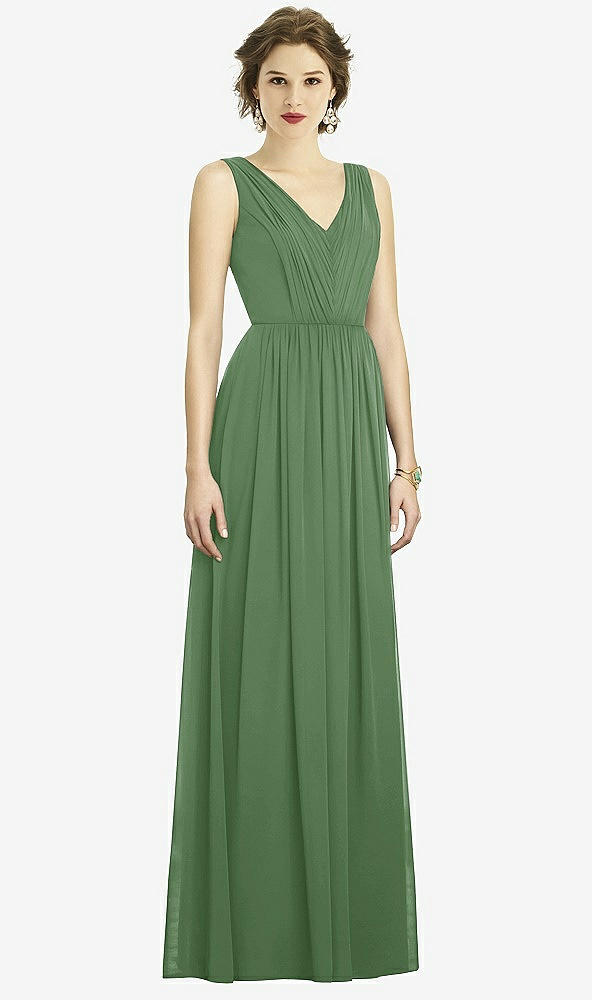 Front View - Vineyard Green Dessy Bridesmaid Dress 3005