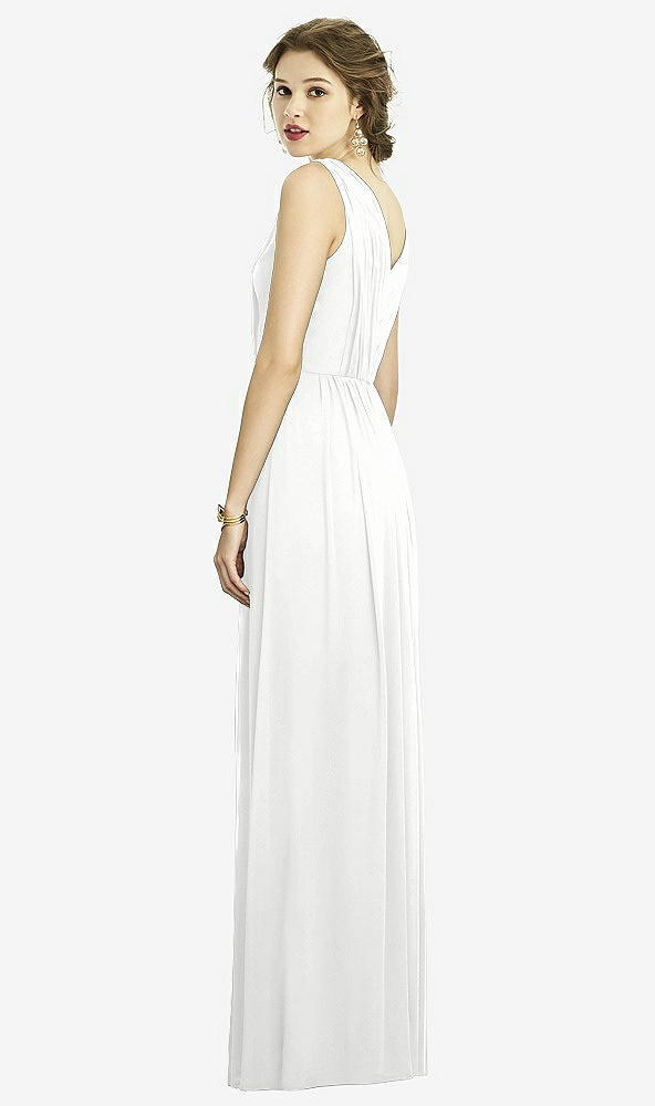 Back View - White Dessy Bridesmaid Dress 3005