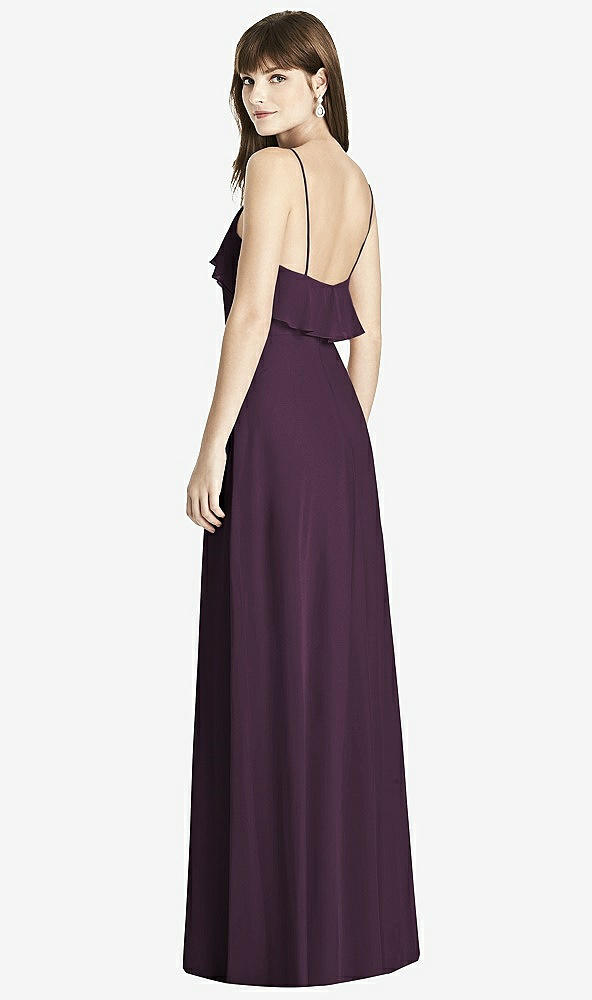 Back View - Aubergine After Six Bridesmaid Dress 6780