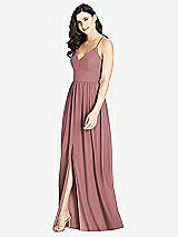 Front View Thumbnail - Rosewood Criss Cross Strap Backless Maxi Dress