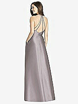 Front View Thumbnail - Cashmere Gray Bella Bridesmaids Dress BB115