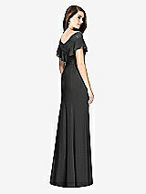 Rear View Thumbnail - Black Bella Bridesmaids Dress BB120
