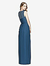 Rear View Thumbnail - Dusk Blue Dessy Bridesmaid Dress 3025