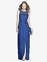 Front View Thumbnail - Classic Blue Dessy Bridesmaid Dress 3025