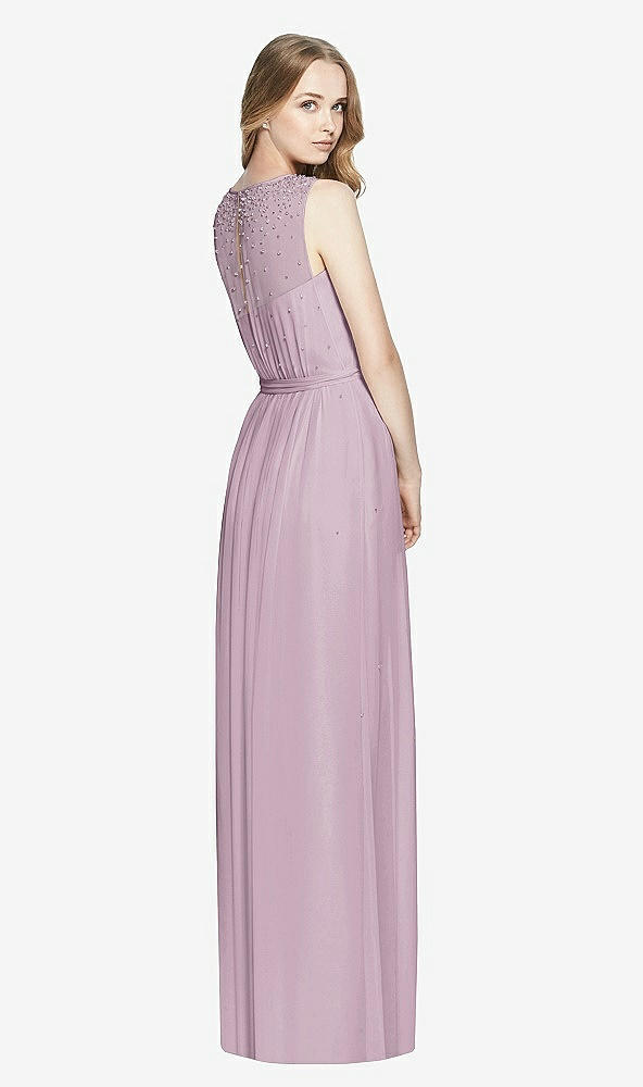 Back View - Suede Rose Dessy Bridesmaid Dress 3025