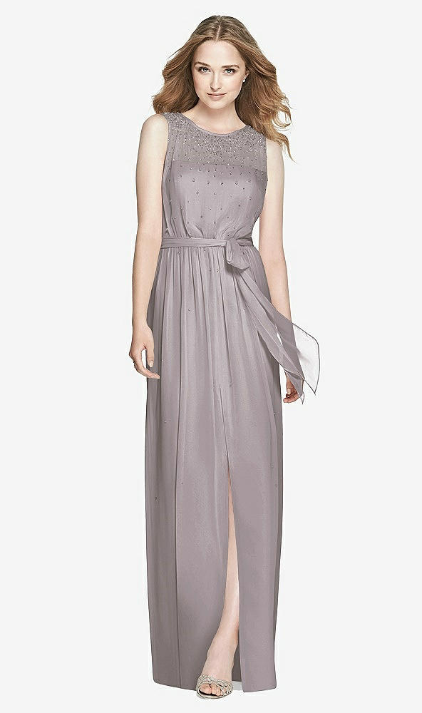 Front View - Cashmere Gray Dessy Bridesmaid Dress 3025