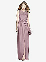 Front View Thumbnail - Dusty Rose Dessy Bridesmaid Dress 3025