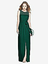 Front View Thumbnail - Hunter Green Dessy Bridesmaid Dress 3025