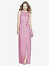 Front View Thumbnail - Powder Pink Dessy Bridesmaid Dress 3025