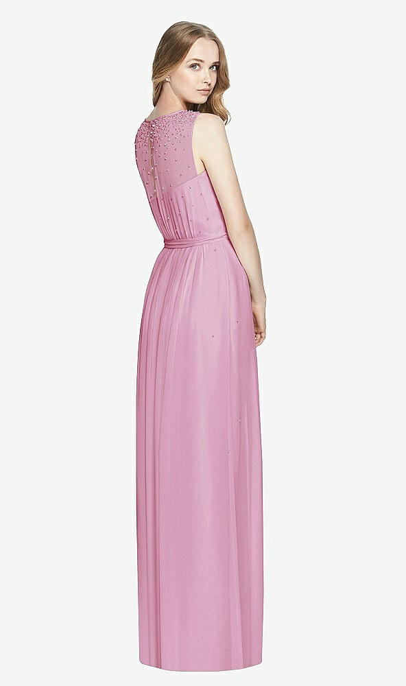 Back View - Powder Pink Dessy Bridesmaid Dress 3025