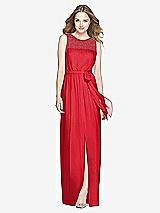 Front View Thumbnail - Parisian Red Dessy Bridesmaid Dress 3025