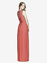 Rear View Thumbnail - Coral Pink Dessy Bridesmaid Dress 3025