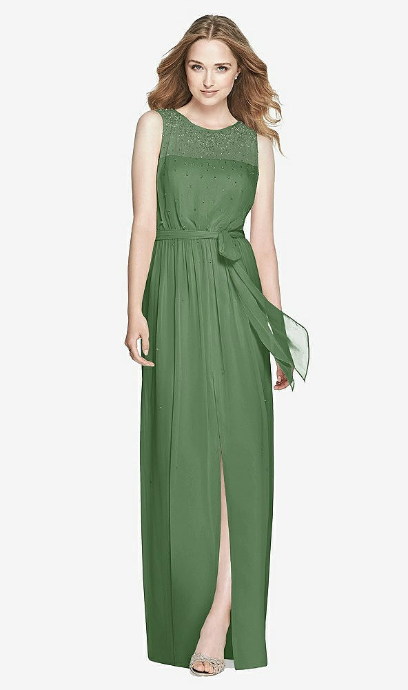 Front View - Vineyard Green Dessy Bridesmaid Dress 3025