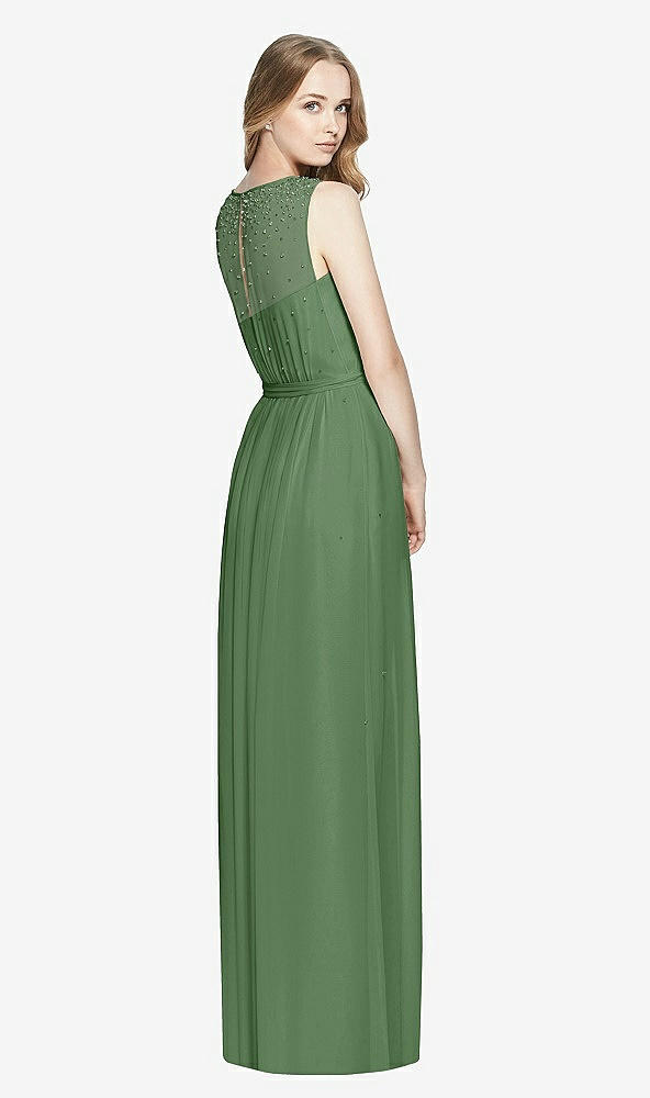 Back View - Vineyard Green Dessy Bridesmaid Dress 3025