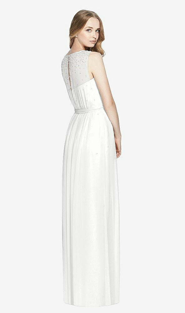 Back View - White Dessy Bridesmaid Dress 3025