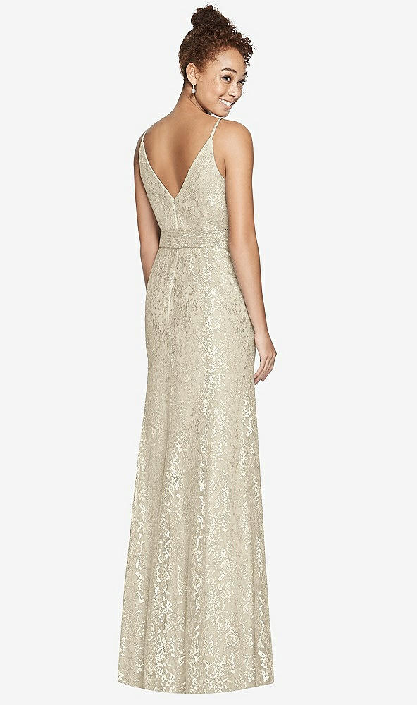 Back View - Champagne After Six Bridesmaid Dress 6787
