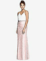 Front View Thumbnail - Rose - PANTONE Rose Quartz After Six Bridesmaid Skirt S6789