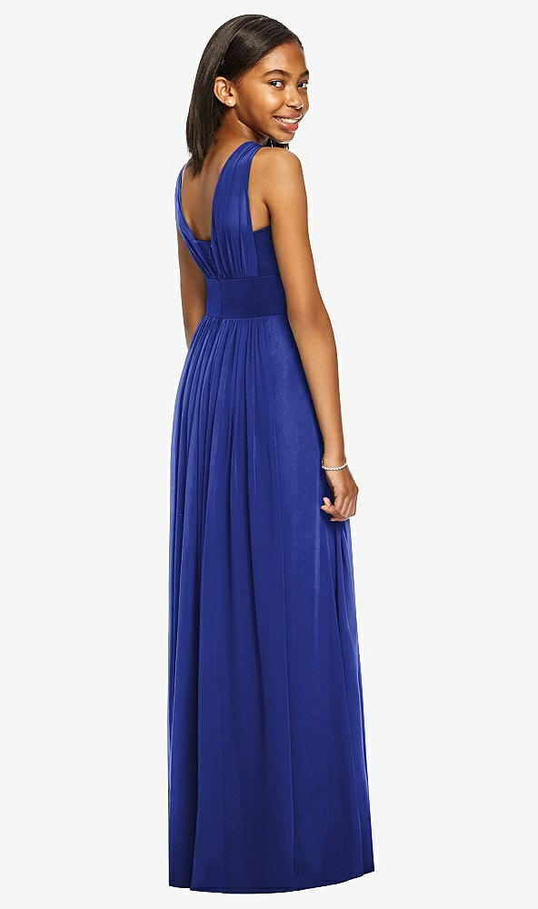 Back View - Cobalt Blue Dessy Collection Junior Bridesmaid Dress JR543