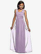 Front View Thumbnail - Pale Purple Dessy Collection Junior Bridesmaid Dress JR543