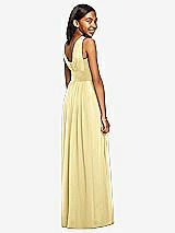 Rear View Thumbnail - Pale Yellow Dessy Collection Junior Bridesmaid Dress JR543