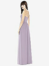 Rear View Thumbnail - Lilac Haze Sweeheart Chiffon Natural Waist Dress