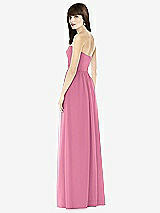 Rear View Thumbnail - Orchid Pink Sweeheart Chiffon Natural Waist Dress