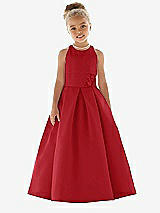 Front View Thumbnail - Garnet Flower Girl Dress FL4059