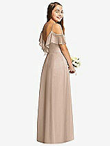 Rear View Thumbnail - Topaz Dessy Collection Junior Bridesmaid Dress JR548