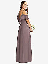 Rear View Thumbnail - French Truffle Dessy Collection Junior Bridesmaid Dress JR548