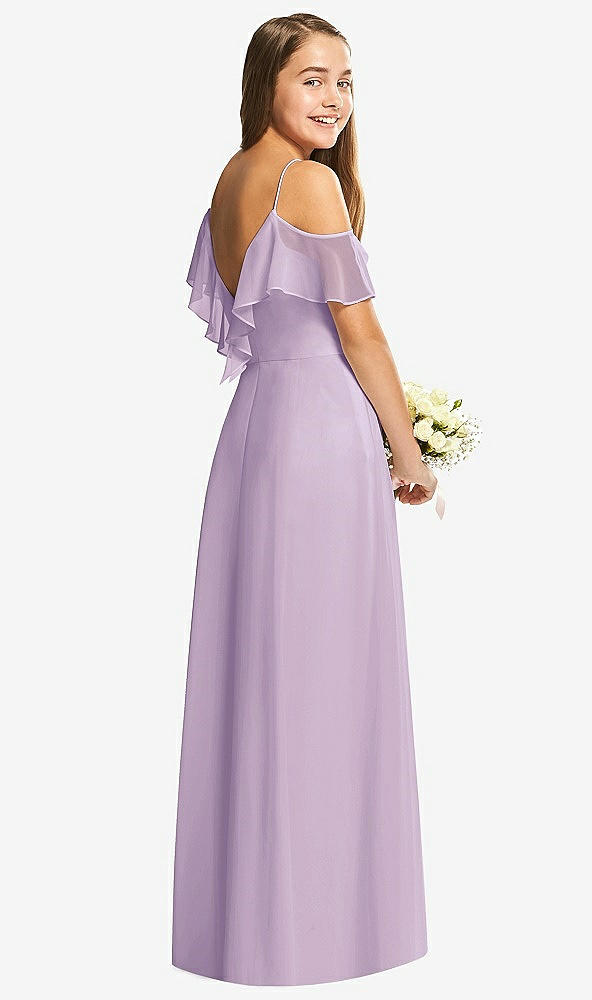 Back View - Pale Purple Dessy Collection Junior Bridesmaid Dress JR548