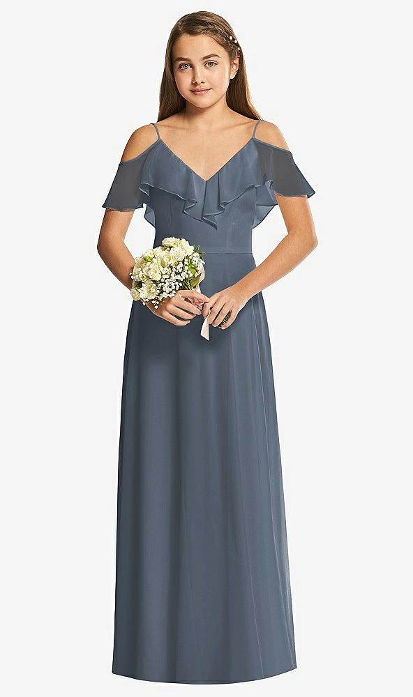 Front View - Silverstone Dessy Collection Junior Bridesmaid Dress JR548