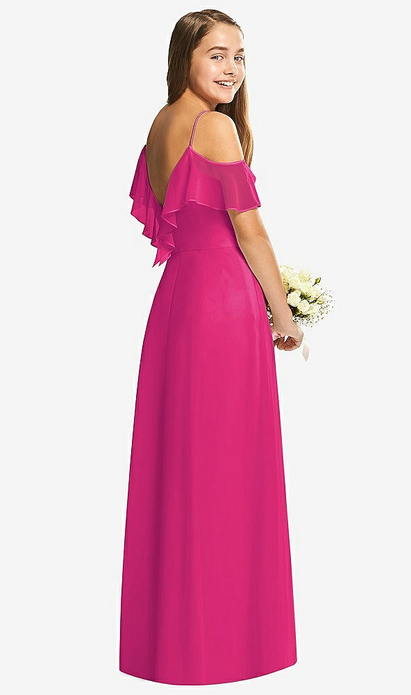 Back View - Think Pink Dessy Collection Junior Bridesmaid Dress JR548
