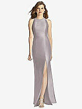 Front View Thumbnail - Cashmere Gray Bella Bridesmaid Dress BB121
