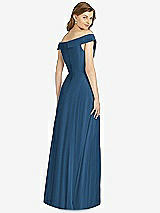 Rear View Thumbnail - Dusk Blue Bella Bridesmaid Dress BB123