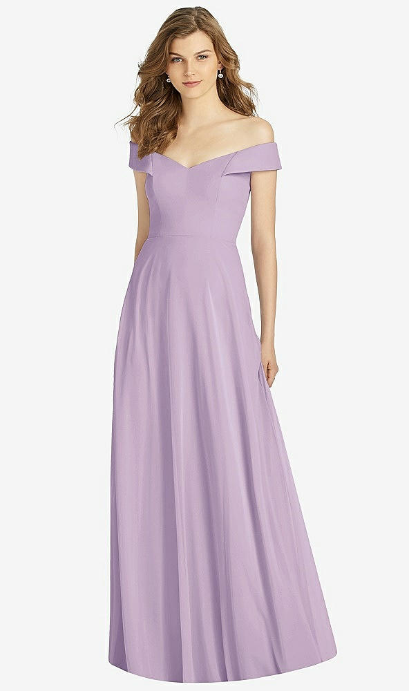 Front View - Pale Purple Bella Bridesmaid Dress BB123